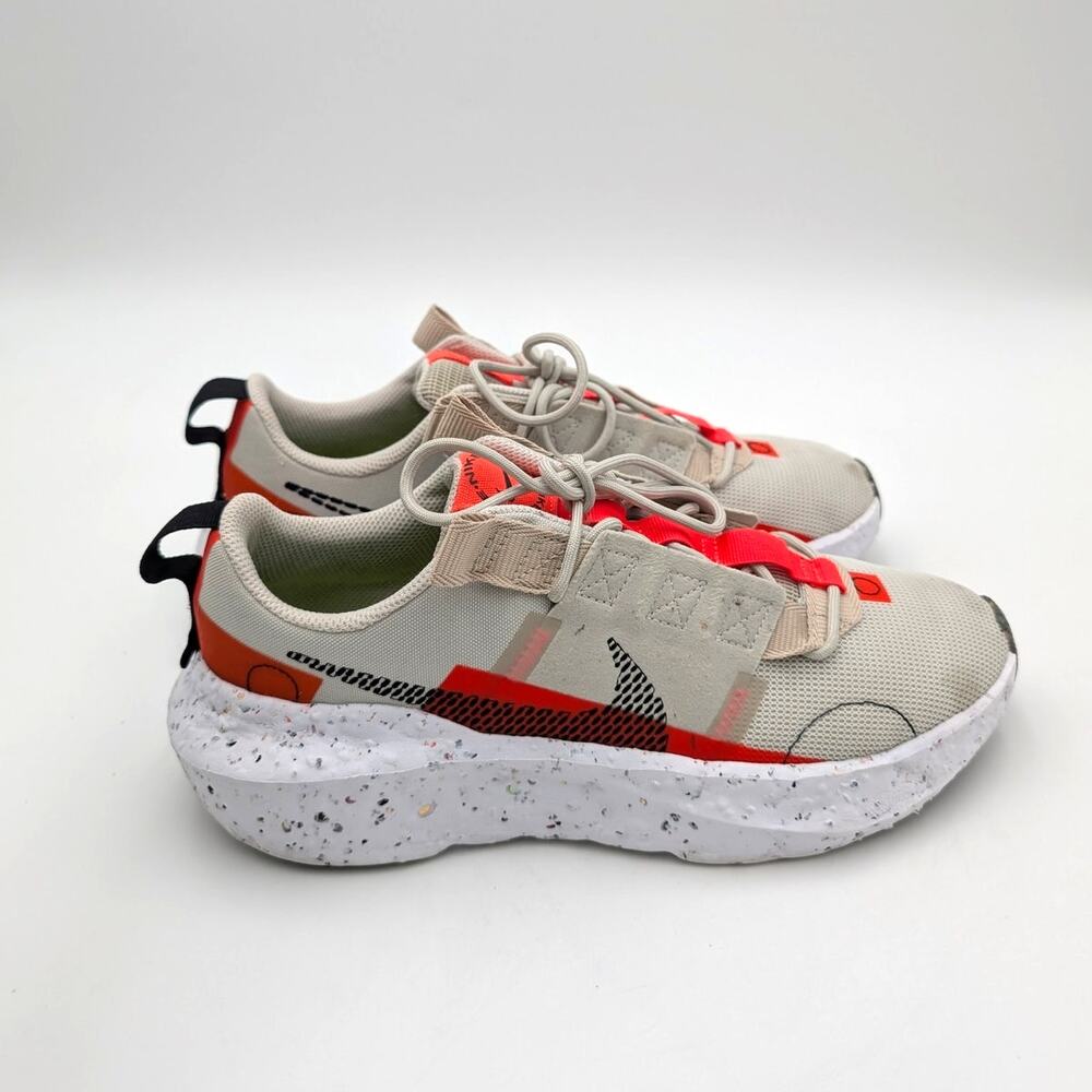 Nike Crater Impact Running Shoes Women's Light Bone/Bright Crimson Sz US9.5 EU41 - Picture 3 of 14